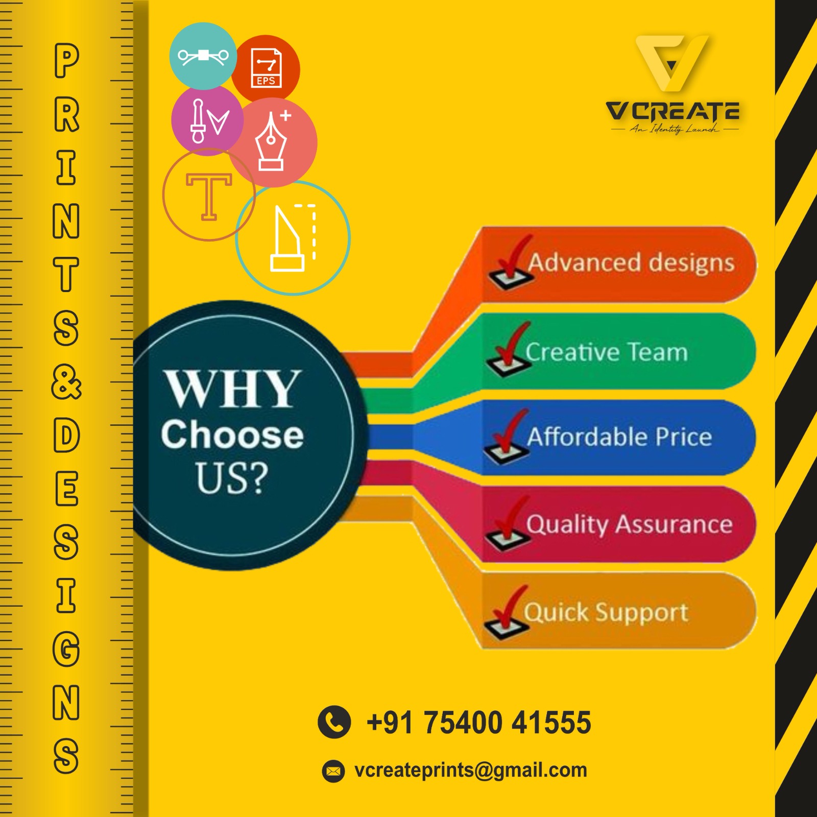 Creative flyer layout Coimbatore